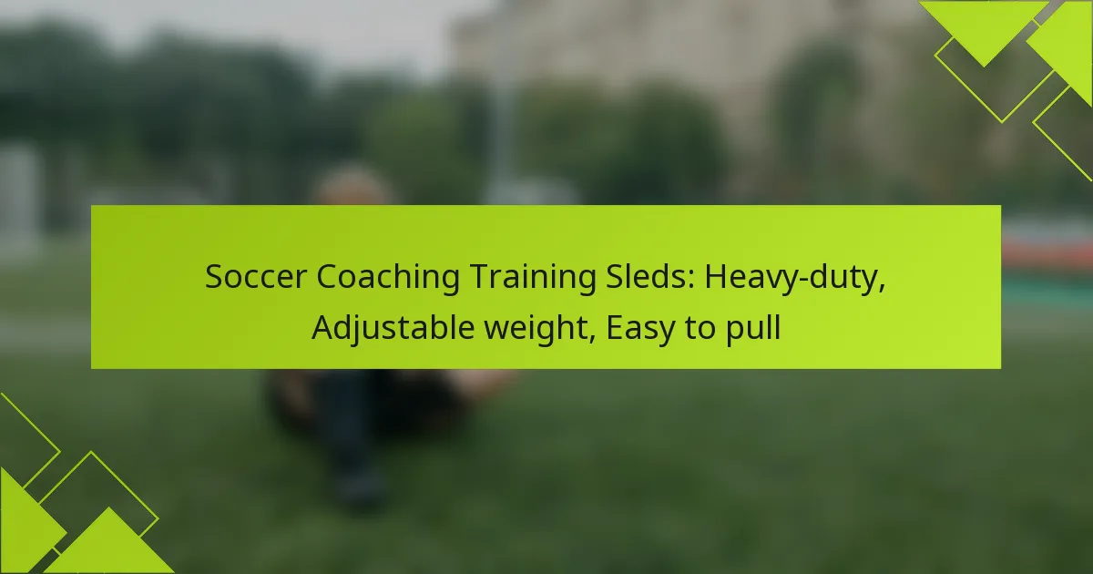 Sleds de Treino para Treinadores de Futebol: Resistentes, Peso ajustável, Fácil de puxar