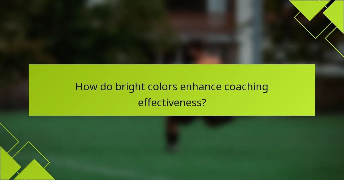 Como as cores brilhantes melhoram a eficácia do treino?