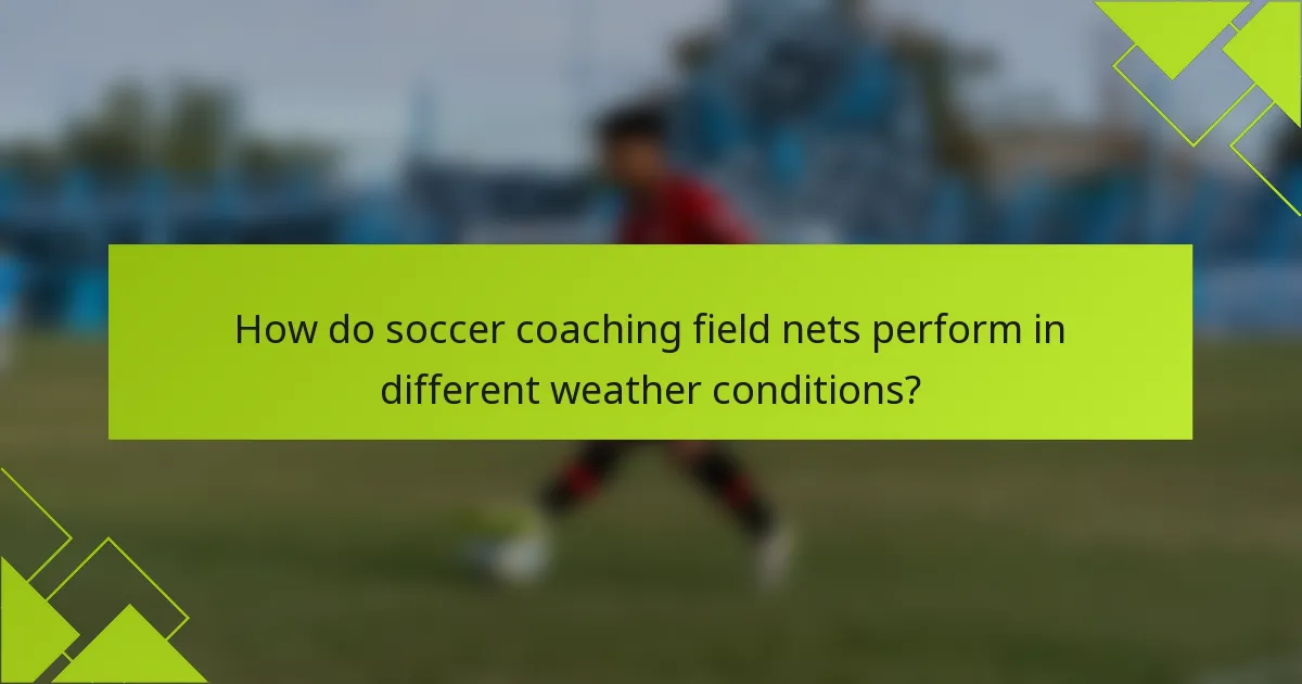 Como as redes de treino de futebol se comportam em diferentes condições climáticas?