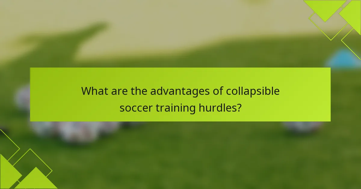 Quais são as vantagens dos obstáculos de treino de futebol dobráveis?