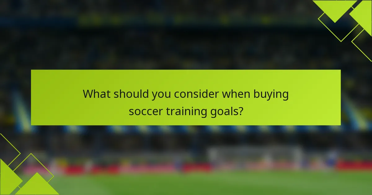 O que deve considerar ao comprar objetivos de treino de futebol?